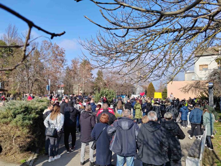 Сечањ сложно уз српске студенте, одржан први протест у Сечњу